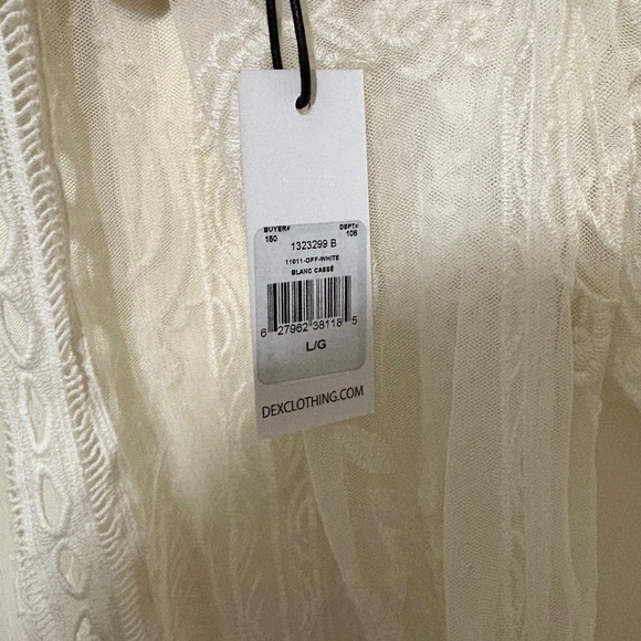 Dex Offwhite Kimono - Picture 4 of 4